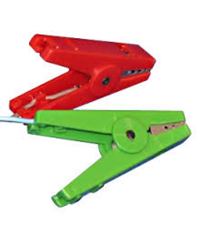 Agrifence Crocodile Clips Red/Green