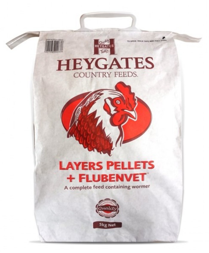 Heygates Layers Pellets With Flubenvet 