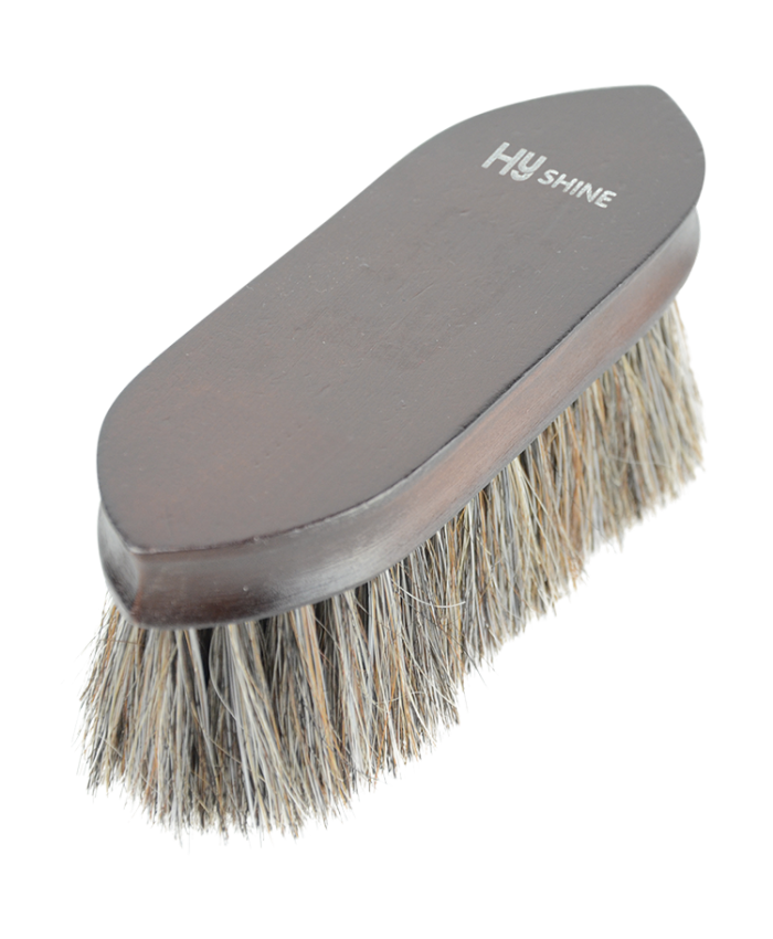 HyShine Deluxe Horse Hair Wooden Dandy Brush