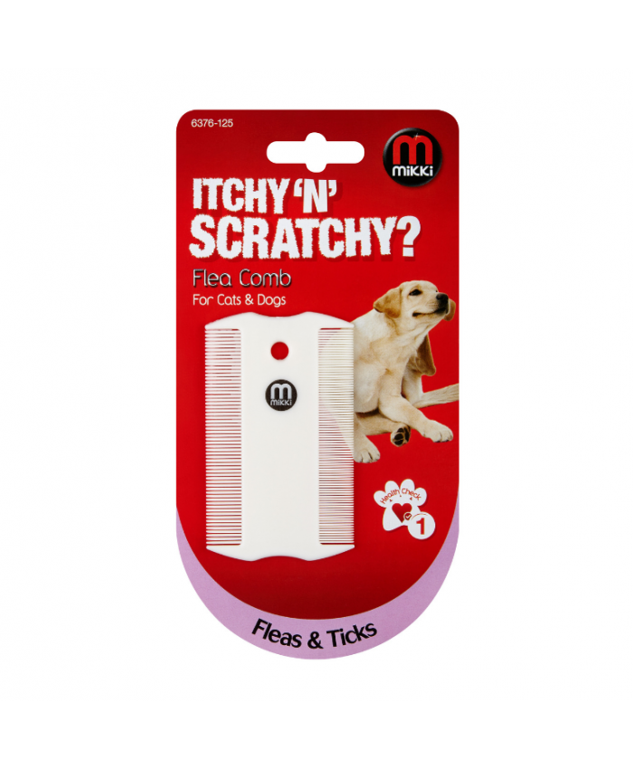 Mikki All Plastic Flea Comb