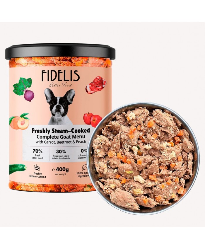 Fidelis Goat with Carrot, Beetroot & Peach Menu