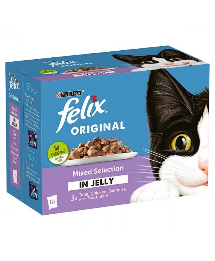 Felix Cat Food Mixed Selection In Jelly