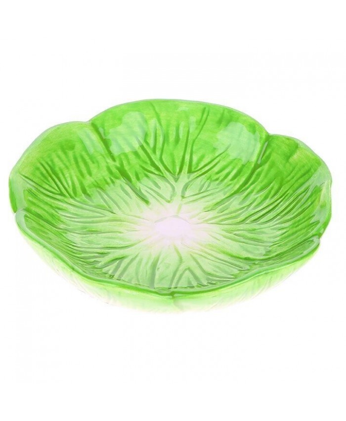 Green Leaf  Pet Small Animal Bowl