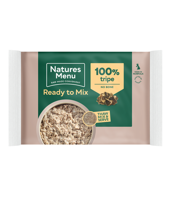 Natures Menu Ready to Mix Block Tripe Frozen Dog Food