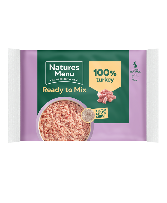 Natures Menu Ready to Mix Block Turkey Frozen Dog Food