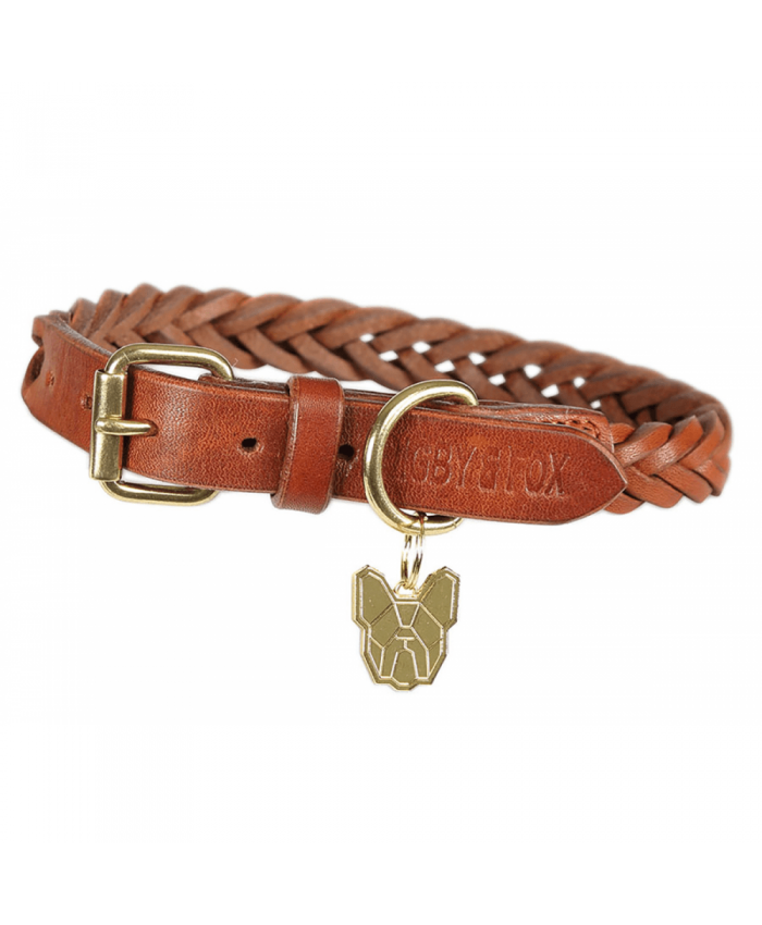 Shires Digby & Fox Plaited Dog Collar